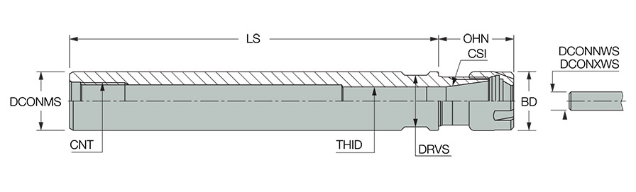 ST3/4X4.000 ER20 M