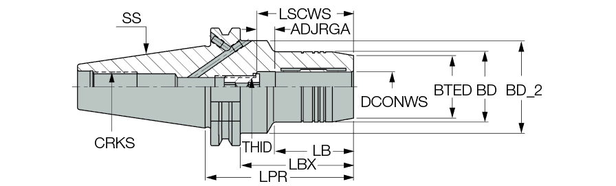 CAT40 HYDRO 1 1/4X4.331