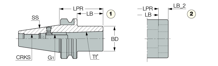 BT40 MT2 DRW